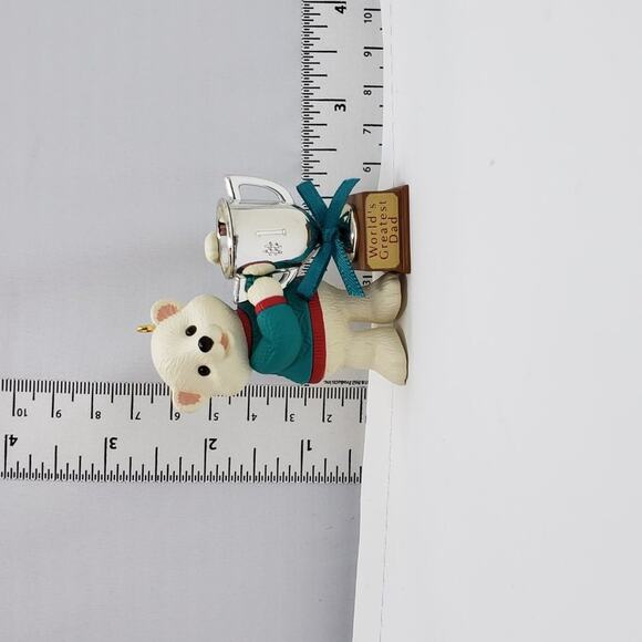 1994 Hallmark Dad Handcrafted Keepsake Holiday Christmas Ornament - Picture 7 of 7